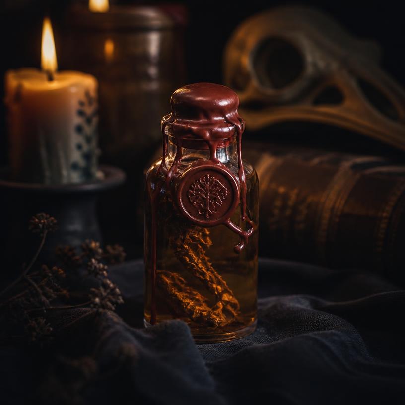 Wax-Sealed Vial, Contents Unknown